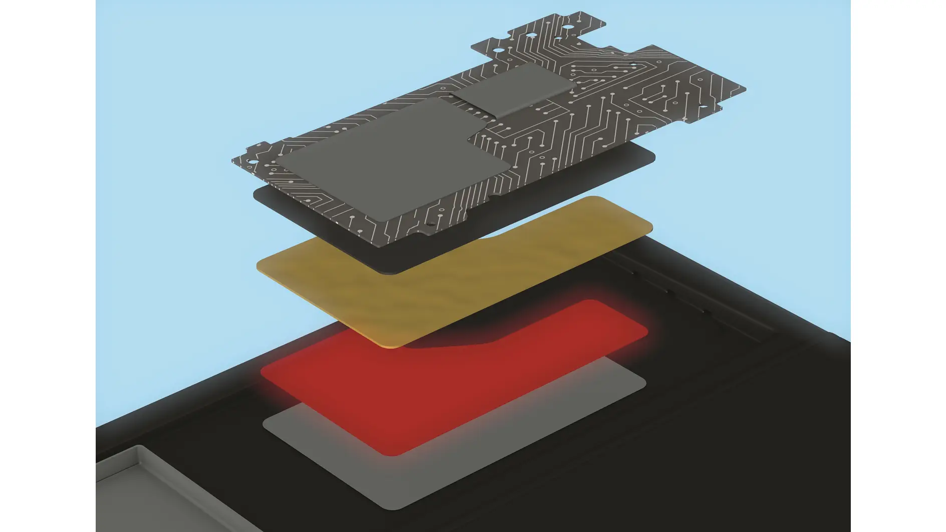 Vapor chamber mounting